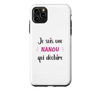 Surnom Nanou Qui déchire Femme Amour Nanou Coque pour iPhone 11 Pro Max