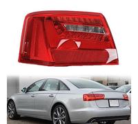 SUROK Feu Arrière pour A-UDI A6 C7 2012 2013 2014 2015 2016, Feux Frein Lampe Voiture Remplacement Gauche Droit Côté Passager Conducteur,Left-Outside 1PCS