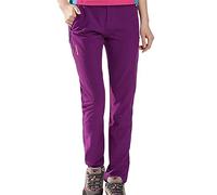 Surpantalon de pluie imperméable pour femme - Pantalon de survêtement à séchage rapide - Pantalon tendance à jambe droite pour la marche, les voyages, le safari, le travail et les voyages - Avec