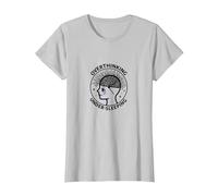 Surpenser la Sensibilisation à la santé mentale sous Le Sommeil T-Shirt, Femme, Argent, L