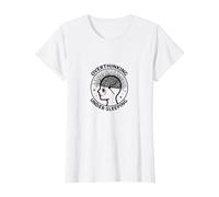 Surpenser la Sensibilisation à la santé mentale sous Le Sommeil T-Shirt, Femme, Blanc, 3XL