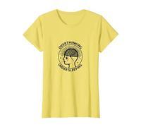 Surpenser la Sensibilisation à la santé mentale sous Le Sommeil T-Shirt, Femme, Citron, S