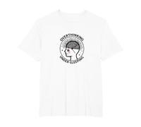 Surpenser la Sensibilisation à la santé mentale sous Le Sommeil T-Shirt, Homme Grandes Tailles, Blanc, 2X Tall