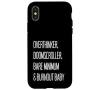 SURPENSEUR, DOOMSCROLLER, Bare Minimum ET Burnout Baby Coque pour iPhone X/XS