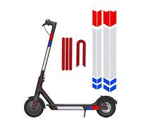 Surplex Autocollant Réfléchissant pour Xiaomi Scooter Électrique M365 Étanche À La Poussière Fluorescent PVC Décalcomanie Avertissement Léger Emplâtre Étiquettes Bande Réflecteur Nuit