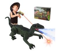 Surplex Fernbedienung Dinosaurier Spielzeug, Elektronische realistische Walking Spielzeug mit LED Licht Brüllen, RC Dinosaurier Roboter Spielzeug Geschenke für Jungen Kinder