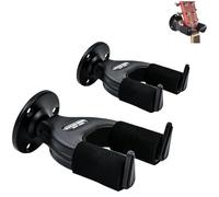 Surplex Lot de 2 supports muraux universels pour guitare acoustique, guitare électrique, basse, guitare classique, ukulélé et plus encore