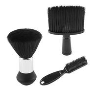 Surplex Lot de 3 brosses de nettoyage douces pour le cou pour enlever les poils morts pour salon de coiffure, brosser les poils autour du cou et des oreilles