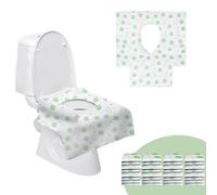 Surplex Lot de 60 tapis de toilette jetables universels surdimensionnés pour les voyages et les toilettes publiques - Emballage individuel