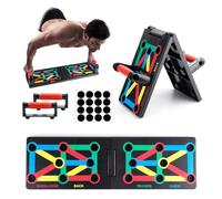 Surplex Planche de Musculation Pliable 12 en 1, Équipement de Fitness Multifonction pour Entraînement à la Maison, Support de Pompes et de Pression