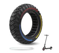 Surplex Pneu Plein 10x2.7 Pouces, Increvable 10 Pouces, Trotinette Electrique 60/70-6.5 Antidérapant et Antiusure, Off-Road Roue Pleine, 1PCS
