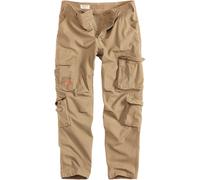 Surplus Airborne Slimmy Pantalon Coupe Militaire Chasse Extérieur Beige Lavé