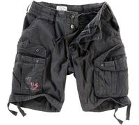 Surplus Airborne Vintage Courts métrages, noir-gris, taille M pour homme