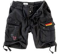 Surplus Airborne Vintage Patch Courts-métrages, noir, taille L pour homme