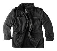 Surplus Armée Parachutiste Hommes Hiver Champ Veste Militaire M65 Manteau Noir
