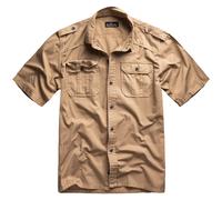 Surplus Base Chemise Manche courte Hommes Travail Militaire Extérieur Beige