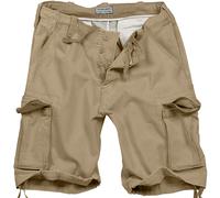 SURPLUS CARGO VINTAGE COMBAT HOMMES SHORT STYLE MILITAIRE LAVÉ 100 % COTON BEIGE