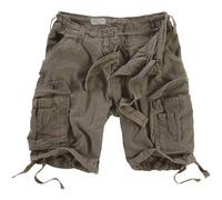 SURPLUS HOMMES ARMÉE STYLE COMBAT AÉROPORTÉ CARGO VINTAGE COTON SHORT LAVÉ OLIVE