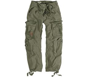 SURPLUS HOMMES BAGARRES PANTALON TRAVAIL USURE ARMÉE CARGO PANTALON VINTAGE OLIV