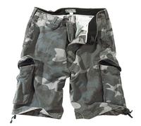 SURPLUS HOMMES VINTAGE STYLE MILITAIRE DE COMBAT CARGO SHORTS LAVÉ COTON NIGHT C