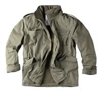 Surplus Parachutiste Hiver Hommes Veste M65 Armée Militaire Champ Manteau Olive