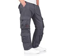 Surplus Raw Vintage Airborne Slimmy Homme Cargo Vintage Pantalon, Anthracite, L