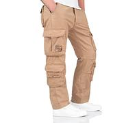 Surplus Raw Vintage Airborne Slimmy Homme Cargo Vintage Pantalon, Beige, XL