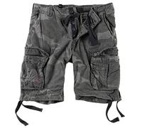 Surplus Raw Vintage Airborne Vintage Homme Cargo Shorts, blackcamo, 4XL