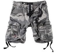 Surplus Raw Vintage Airborne Vintage Homme Cargo Shorts, nightcamo, XL
