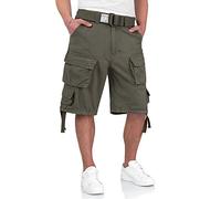 Surplus Raw Vintage Division Homme Cargo Shorts, Olive, XXL