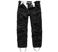Surplus Raw Vintage Herren Cargo Fatigues Pantalon, Noir, M