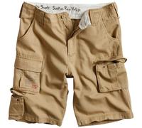 Surplus Trooper Cargo Shorts Durable Hommes Cargaison Trekking Beige Délavé