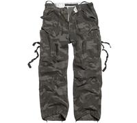 SURPLUS VINTAGE FATIGUES COMBAT TRAVAIL PANTALON PANTALON ARMÉE CAMOUFLAGE NOIR