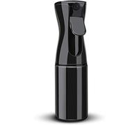 SURPN Flacon de Brumisation Pour Cheveux, 200ml, Rechargeable, Brumisateur D'eau Ultra Fin Continu Pour Salon, Jardinage, Plantes et Soins de la Peau (Noir)