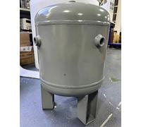 Surpresseur Petit Réservoir de Compresseur d'Air Portable Vertical, Conteneurs de Réserve d'Air Comprimé de 2 3 5 Gallons, Manomètres Industriels pour Voiture Train(18x51cm/10L/2.6gal)