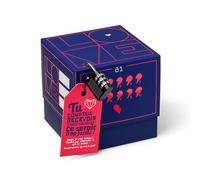 SURPRISA Boîte Cadeau avec Velours et éclat, boîte de Casse-tête pour Cadeaux et Bons pour la Saint-Valentin, Anniversaire, Anniversaire de Mariage pour Elle et Lui, Casse-tête en Forme de cœur