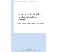 Surprise électorale. Paradoxes du suffrage universel (La) - Olivier Dabène - Karthala - broché - Etude