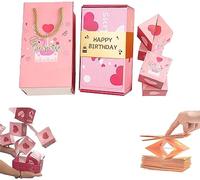 Surprise Gift Box - Creating The Most Surprising Gift,Creativity Folding Bouncing Red Envelope Gift Box,Unique Pop Out Surprise Explosion Gift Boxes for Birthday,Anniversary,Valentine's Day. (A)