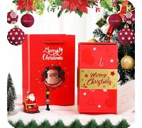 Surprise Gift Box Explosion for Money - DIY Folding Bouncing Pop Up Gift Box, Christmas, Anniversary & Valentine's Day, Creating Surprising Gifts (Red,16 Pages)