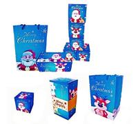 Surprise Gift Box Explosion - Gift Boxes, Folding Bouncing Pop-Up Explosion Box for Christmas Birthday Anniversary Valentine Party (Blue)