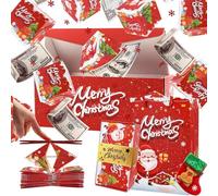 Surprise Gifts Box Explosion for Money 2025 Boîte cadeau surprise pop-up pour Noël, les anniversaires, la Saint-Valentin (rouge B-25)