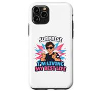 Surprise : Je vis ma Meilleure Vie Trans, Trans Pride LGBTQ Coque pour iPhone 11 Pro