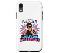 Surprise : Je vis ma Meilleure Vie Trans, Trans Pride LGBTQ Coque pour iPhone XR