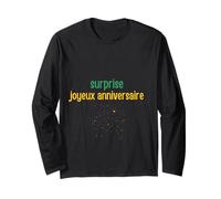 Surprise Joyeux Anniversaire Manche Longue