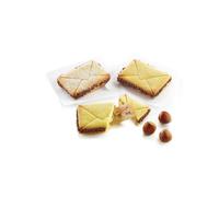 Silikomart | Kit Surprise, Emporte-pièce en forme de sachet + 80 Feuilles de Papier, Couleur Jaune, Dimensions 75 x 50 mm, Made in Italy