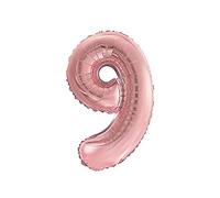 Surprisez-vous SV Ballon Aluminium Chiffre 9 36CM Rose Gold