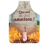 Surprisez-vous SV TABLIER DE CUISINE QUI VEUT UNE GROSSE SAUCISSE