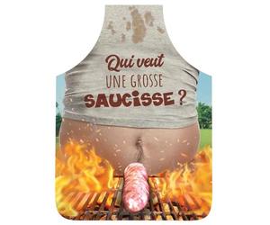 Surprisez-vous - TABLIER DE CUISINE QUI VEUT UNE GROSSE SAUCISSE