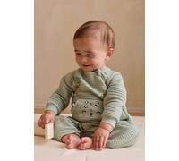 Surpyjama bébé en coton matelassé boavista kaki 9M(71CM)