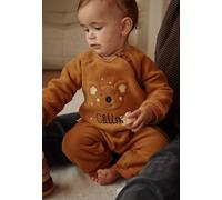 Surpyjama bébé en polaire constellation camel 12M(74CM)